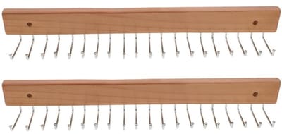 Dailygoods- Kleerhangers voor Stropdassen - Ruimtebesparend - Robuuste Constructie - Minimalistisch Ontwerp - Stijlvol - Organizer voor Kledingkast - Stropdassenhanger