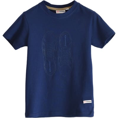 Superga Kinder/Kinder Schoenen T-Shirt (Marine)