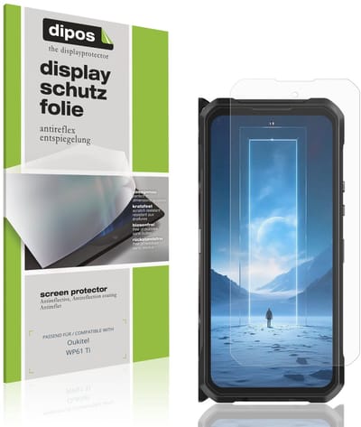 dipos – 4x Matte Beschermfolie geschikt voor Oukitel WP61 Ti | Krasbestendige & antireflecterende Screenprotector Ultra-Thin