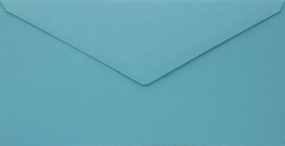 Gladde blauwe enveloppen A4 - 110 x 220 mm - 25 stuks - NK natgelijmde - 110 gram - Woodstock - Netuno