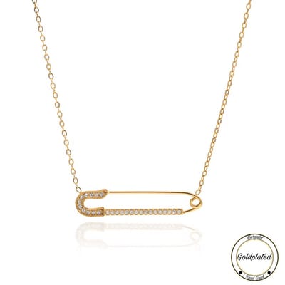 Borasi Speld Ketting Goudkleurig | Goldplated | Dames Sieraden | Kettingen | Luxe Geschenkzakje |