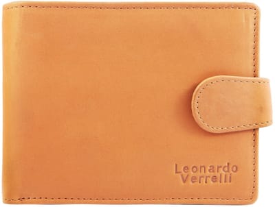 Leonardo Verrelli Herenportemonnee horizontaal echt leer LV0069, duurzaam