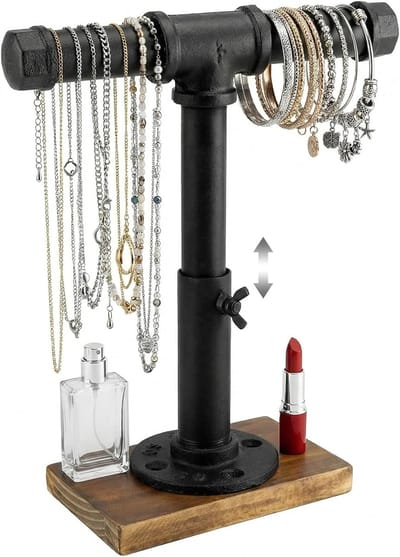 Sieraden Display T-Bar - Hanger Stand - Sieraden Presenteren - Verstelbare Hoogte - 11.75 x 8.5 x 4 inch