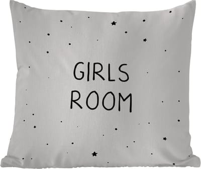 Tuinkussen - Quotes - Girls room - Meisjes - Kind - Spreuken - 40x40 cm - Weerbestendig
