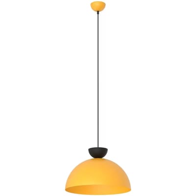 Emibig LUNARO 1L hanglamp zwart/oranje - Stijlvolle verlichting