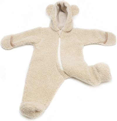 Alwero overall Babybears Huispak baby Beige 0-3 mnd