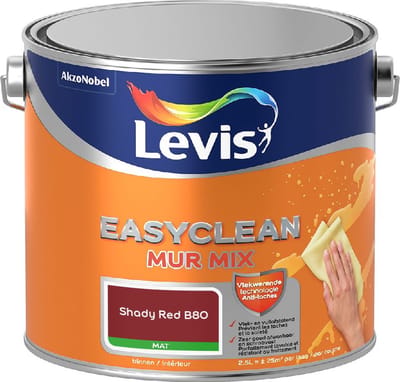 Levis - Easyclean Mur Mat Mix - Shady Red B80 - Mengverf - 2,5 L