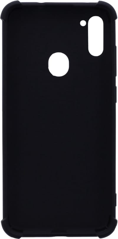 LuxeBass Hoesje geschikt voor Samsung Galaxy A11 - Anti Shock - Zwart