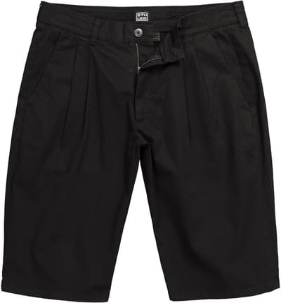 STHUGE - Heren - bermuda extra wijde Baggy Fit twill 5-pocket tot 72 - Zwart - Maat 52