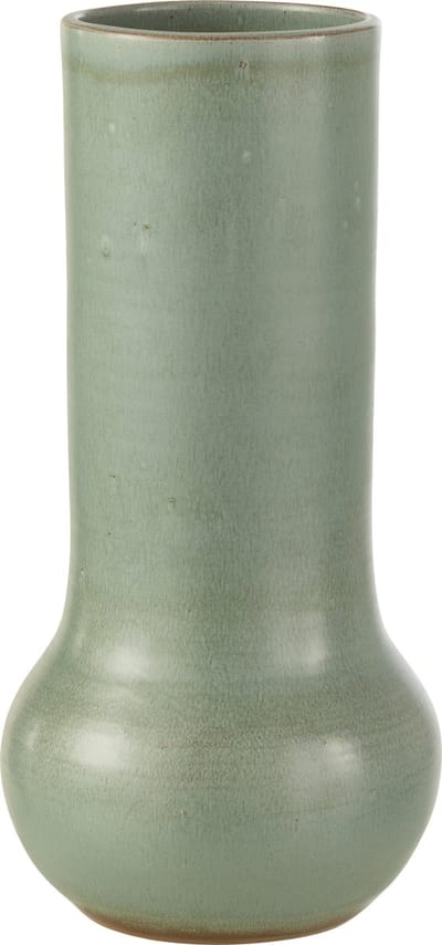 J-Line vaas Organic - keramiek - grijsblauw - 40 cm hoog