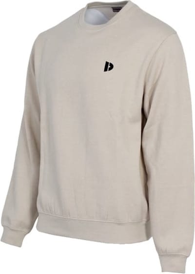 Donnay - Fleece Sweater ronde hals (Dean) - Sporttrui - Heren - Sand (546) - maat XL