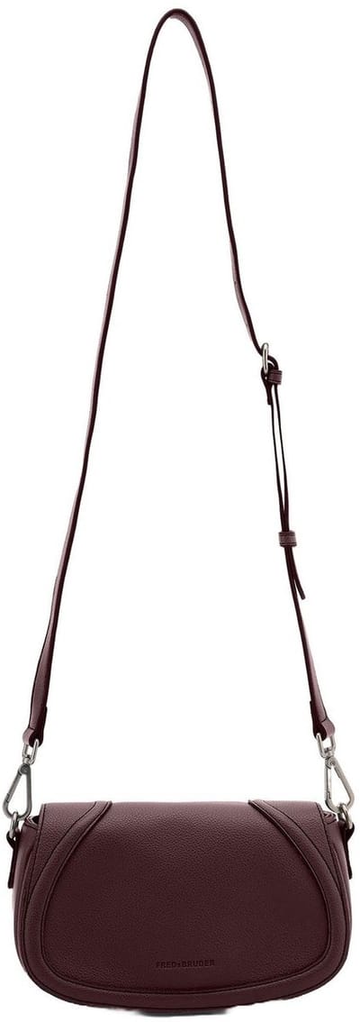 FREDsBRUDER schoudertas My Bestie Crossbag Dark Red donkerrood