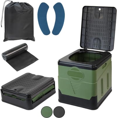 MRKK® Chemisch Toilet - Draagbare Camping Toilet - Toiletemmer
