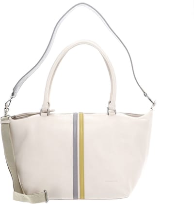 FREDsBRUDER Leren Shopper Schoudertas Summer Rally Drift Beige