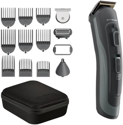 Multifunctionele Trimmer - Baardtrimmer Bodygroomer - Persoonlijke Verzorging - 14 Accessoires Inbegrepen - 05-18 mm - Zwart Groen