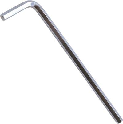 Inbussleutel L-handvat - Zeskantsleutel Inbus - Mechanisch Onderhoud - Lange Arm - 9 mm - Chroom