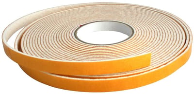 Viltband Zelfklevend - Vilttape Meubel - Vloeren Beschermen - Op Rol 10 Meter - 3 mm dik - Wit