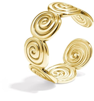 Twisted Ring | RVS (Verkleurt niet) | Zilverkleurig | Ringen | Beste Cadeau voor haar