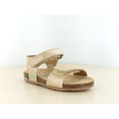 BunniesJR 226408-706 Meisjes Platte Sandalen - Beige - Imitatieleer - Klittenband