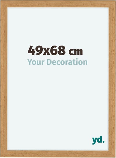 Your Decoration - Fotolijst 49x68 cm - MDF - Beuken - Como