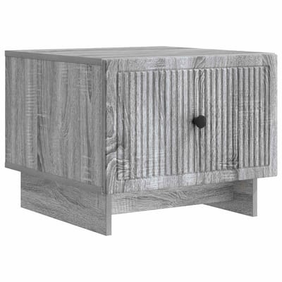 vidaXL - Salontafel - Grijs - sonoma - 49 - x - 50 - x - 40 - cm - Bewerkt - hout