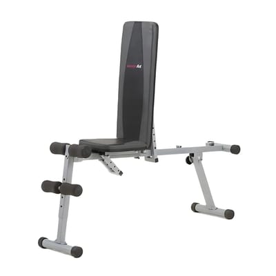Everfit WBK-400 Trainingsbank - Buikspiertrainers - Buikspierbank - Fitnessbank - Grijs