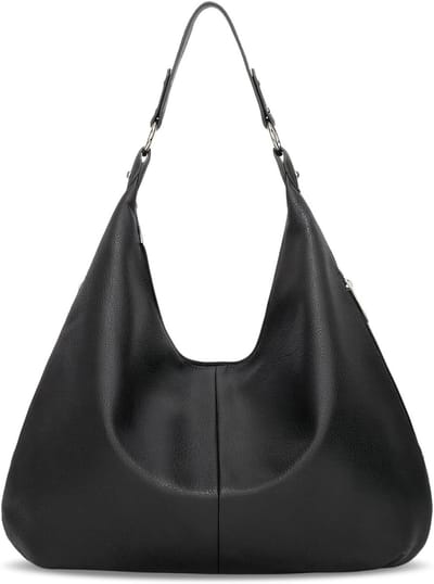 Stijlvolle Dames Schoudertas van PU Leer met Rits - Ruime Fashion Tote voor School, Werk en Reizen