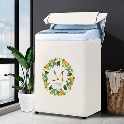 Wasmachinehoes Bovenlader - Apparaatbescherming - Apparaten Beschermen - Waterdicht Ademend Materiaal - Capaciteit 3-4.8 kg - Lauwerkrans