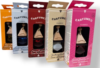 Carfume Car Fragrance - Classic - 5 Pack - Autoparfum