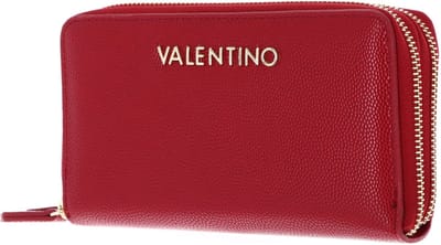 VALENTINO Portemonnee Divina Zip Around Wallet Rosso Scuro Donkerrood