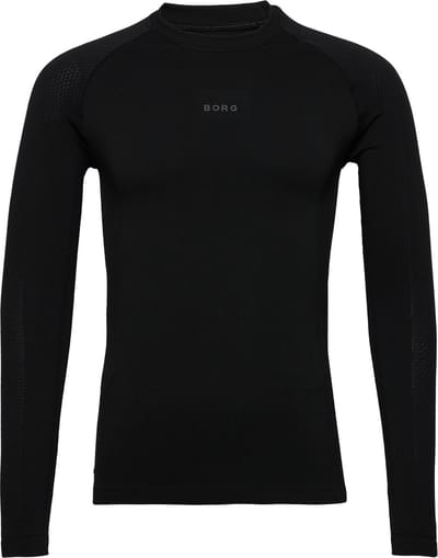 Björn Borg running seamless ls T-shirt - zwart