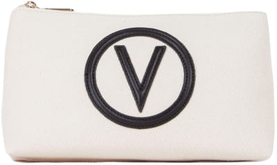 VALENTINO Utensil zak Covent Soft Cosmetic Case Naturale / Nero Crème