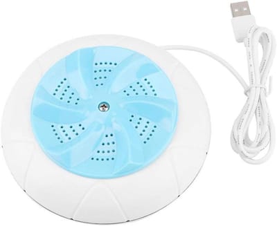 Allecta - Draagbare Ultrasone Turbine Wasmachine voor Kleding en Groenten - Multifunctioneel en Blauw