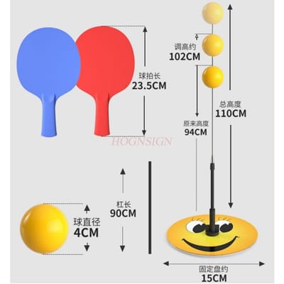 Table de Ping-Pong Entraîneur Jouet pour Enfants Intérieur Interactif Parent-Enfant Jeux de Balle Pour Garçons et Filles Âgés de 2-3-6-8 Puzzle