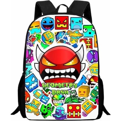 Geometry Dash Student Rugzak Geometry Sprint Rugzak Lichtgewicht 12e Klas Jongens en Meisjes