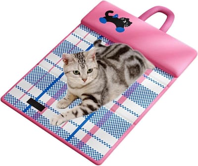 Koelmat voor Honden - Hondenmat Koelkussen - Huisdieren Koel Houden - Gel Waterdicht Ademend - 58 x 43 cm - Blauw