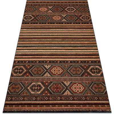 Kleden Rugsx Wollen tapijt KASHQAI 4356 500 etnisch terracotta 67x130 cm