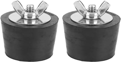 Dailygoods- Rubber Plug 1,5 Inch - Uitbreidingspluggen - Winterklaar - Buispluggen - Waterdicht - 2 Stuks - Uitbreidingsplug