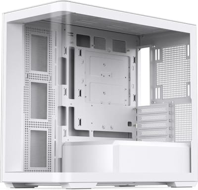 Mid-Tower Computerbehuizing - PC Case - PC Bouwen - 270 Graden Gebogen Glas - 430 mm GPU Lengte - Wit
