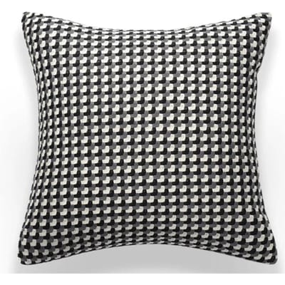 Eenvoudige Garengeverfde Jacquard Kussensloop Licht Luxe Kussenhoes 45x45cm Voor Scandinavische Stijl Hotel Decoratieve Bankkussens 45x45cm