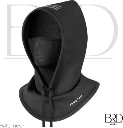 BRD® Winter | Biker Balaclava / Bivakmuts Zwart Half gezicht Mesh - motor bike fiets scooter helm