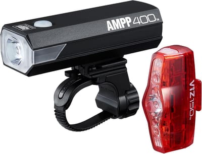 Oplaadbare Lichtset voor Fiets | 400 Lumen Voor En 150 Lumen Achter | Ideaal Voor Urban Fietsen