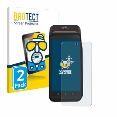BROTECT - Screenprotector voor ingenico Axium DX8000 - Folie Beschermfolie matte 2 Stuks
