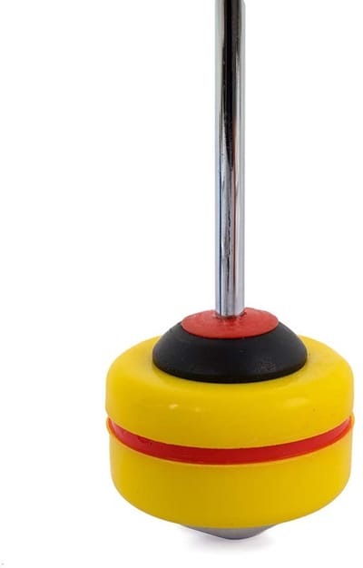 Dailygoods- Slaghamer met siliconen kop - Drumsticks - Drumstick Houder - Roestvrijstalen schacht - 5 cm diameter - Geschikt voor pedaaldoppen