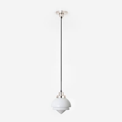 Hanglamp aan snoer Small Pointy 20's Nikkel - Art Deco Trade