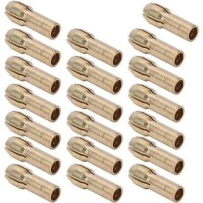 10 stuks En Laiton Perceuse Mandrin Precisie 0,5-3,2 mm En Laiton Pince De Serrage Mandrin Handige Dremel Outils Rotatifs Recueillir Mandrin Titulaire Électrique Meulage Perceuse