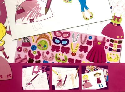 Art & Fun Prinses ontwerpen - Knutselpakket voor prinsessen - Knutselen