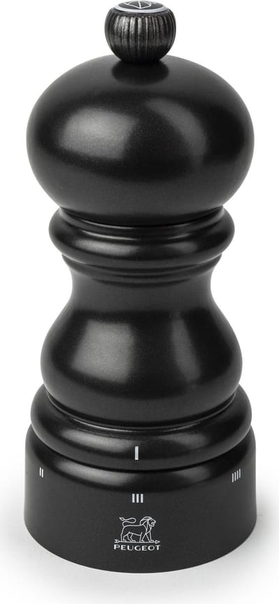 Peugeot Paris Zoutmolen 12 cm - satijnzwart - u'Select - Zirlion maalwerk