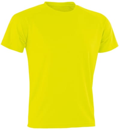 Spiro Heren Aircool T-Shirt (Flo Geel)