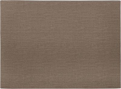 Mesapiu Placemat Canvaslook - Rechthoek - 33 x 45 cm - Dark Taupe - Set van 4